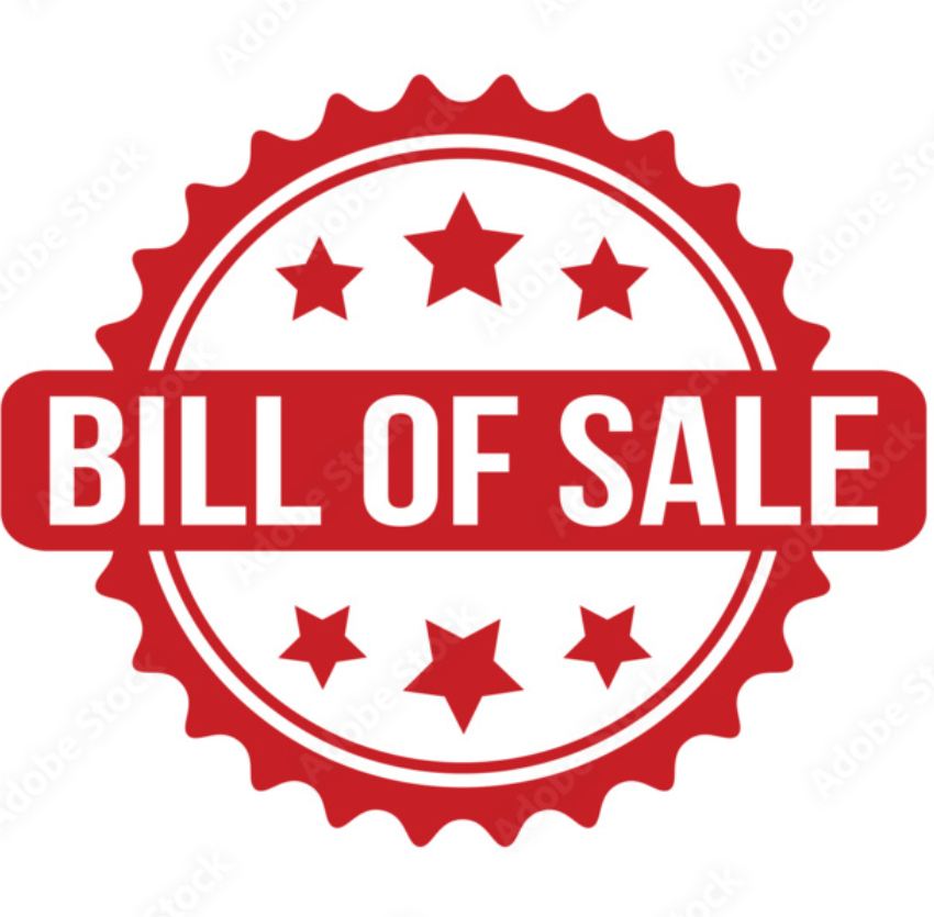 Bill of sale
